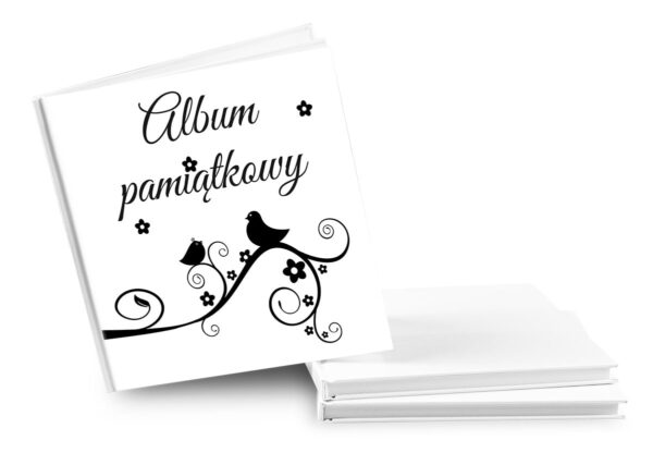 Księga gości z napisem "Album pamiątkowy" - Album pamiątkowy na wesele