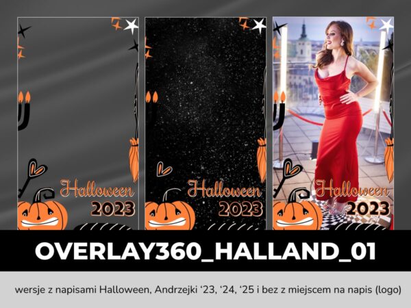 Nakładki Halloween do fotobudki 360 - overlay fotobudka 360